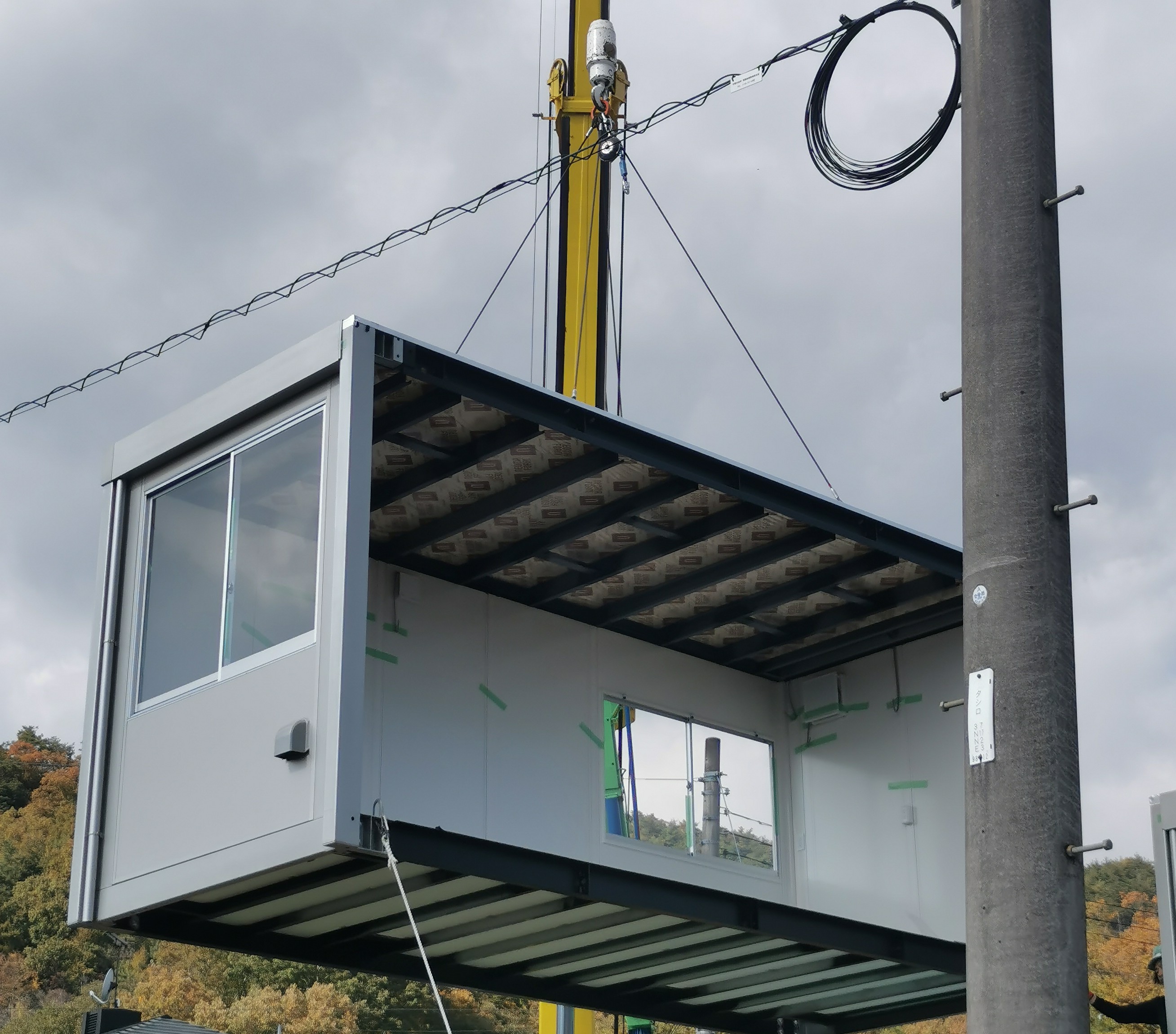 建物建築が始まりました